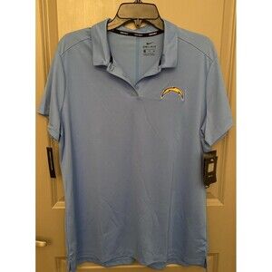 Los Angeles Chargers NIKE Womens Golf Dri-fit Polo XXL Blue with Tags New